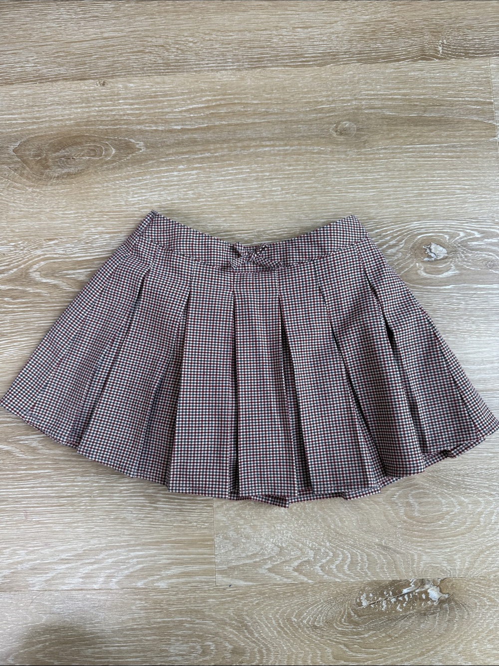 Zara Kids Plaid Gingham Skort Size 4T